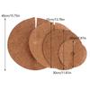 1Pc Natural Coconut Fiber Tree Mulch Mat Cover Protector 20/30/35/40Cm Flower Pot Disc Pad Weed Control Warm Moisture Cushion
