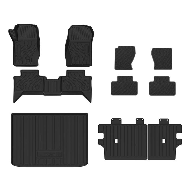 24-Year WEY Tank 300 Eco-Friendly TPE Floor Mats & Trunk Backrest Pad
