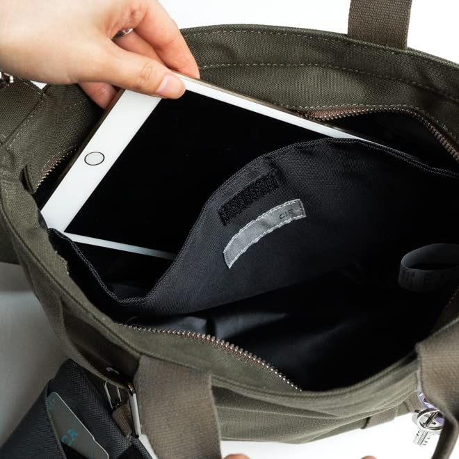 DUCK CANVAS TOTE M SIZE Duck Canvas Tote Bag Shoulder Bag Handbag Bag [Sea] Men's Women's Sand(20)