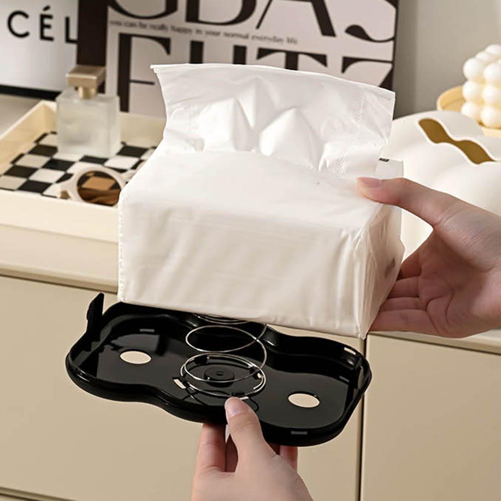 A Cloud Creative Tissue Box Wall Hanging Household Bathroom Paper Box Simple Solid Color Living Room Restaurant Tissue Box
