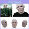 Máscara Realista de Harry Potter Lord Voldemort Headgear de Cosplay de Alta Qualidade