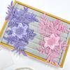 Lace Solid Color Embroidery Beads Flower Cloth Stickers Hand-Sewn Clothes Patch Stickers Applique Holes Subsidy Pattern Embroidery Stickers