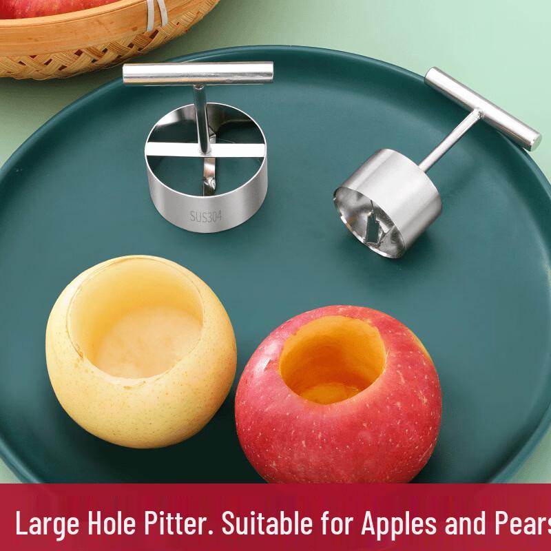 4-Pack Stainless Steel Apple Pear Corer