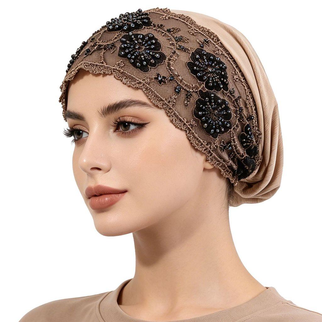 Ethnic Hat Womens High Crown Foldable Sun Hat With Breathable Polyester For Spring