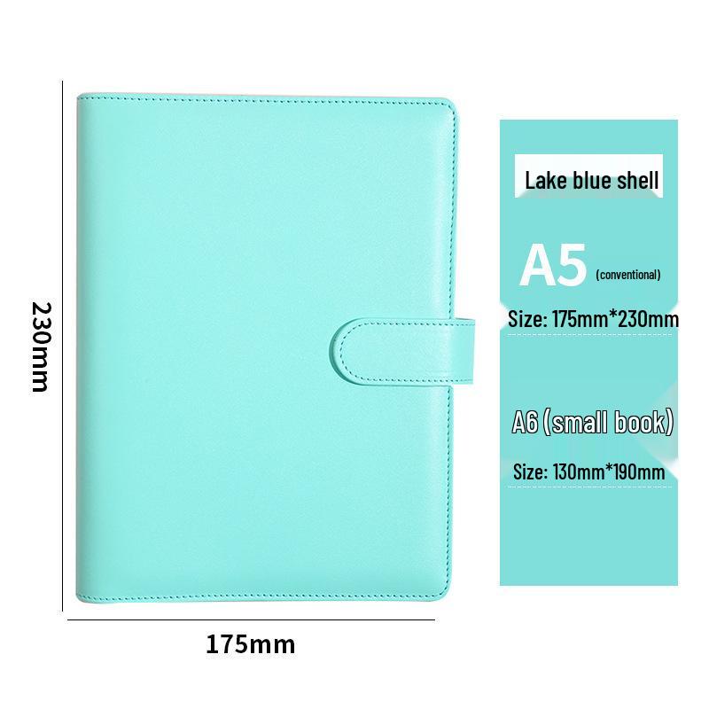 Macaron lösbladsanteckningsbok med avtagbart omslag, kalenderbok