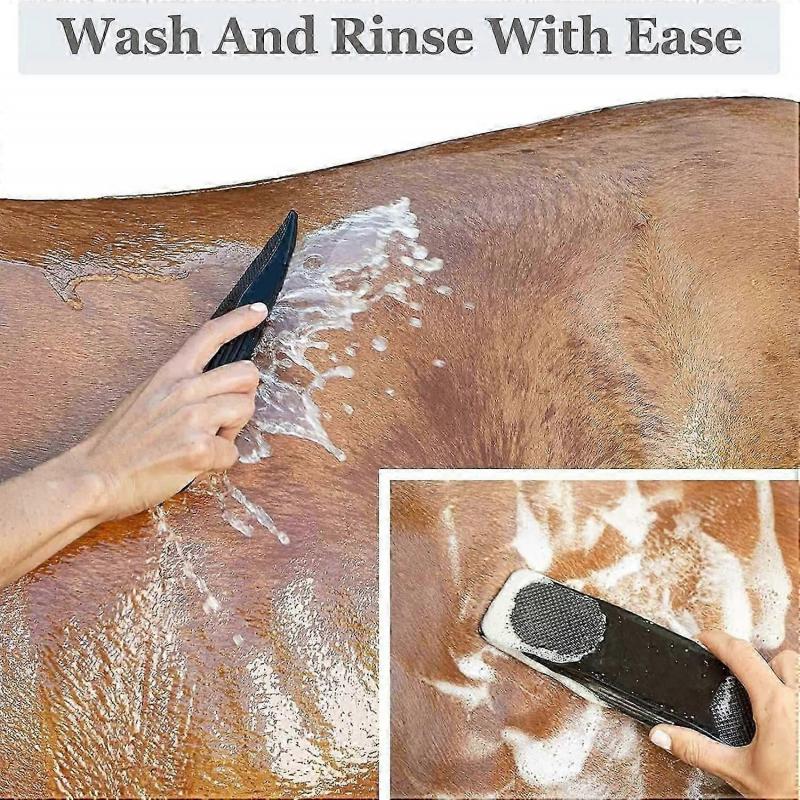 6 In 1 Grooming Brush, Massage Comb for Horses, Grooming Brushes, Massage and Care for Removing Dry