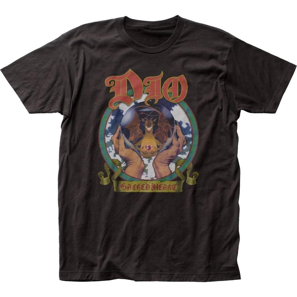 DIO Sacred Heart Mens T Shirt Music Classic Concert Rock Band Tee New Black Unisex T-Shirt XXXL