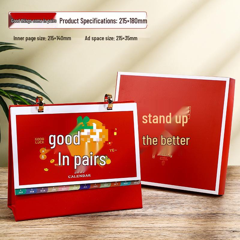 2026 Large Leather Desk Calendar: Double-Ring Monthly Planner for Business & Exams