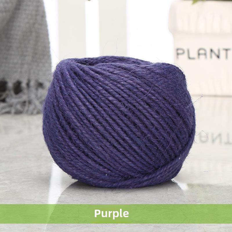 Vintage Style Colored Hemp Rope for DIY and Photo Clips (1.5-2mm, 25m/50m/100m)