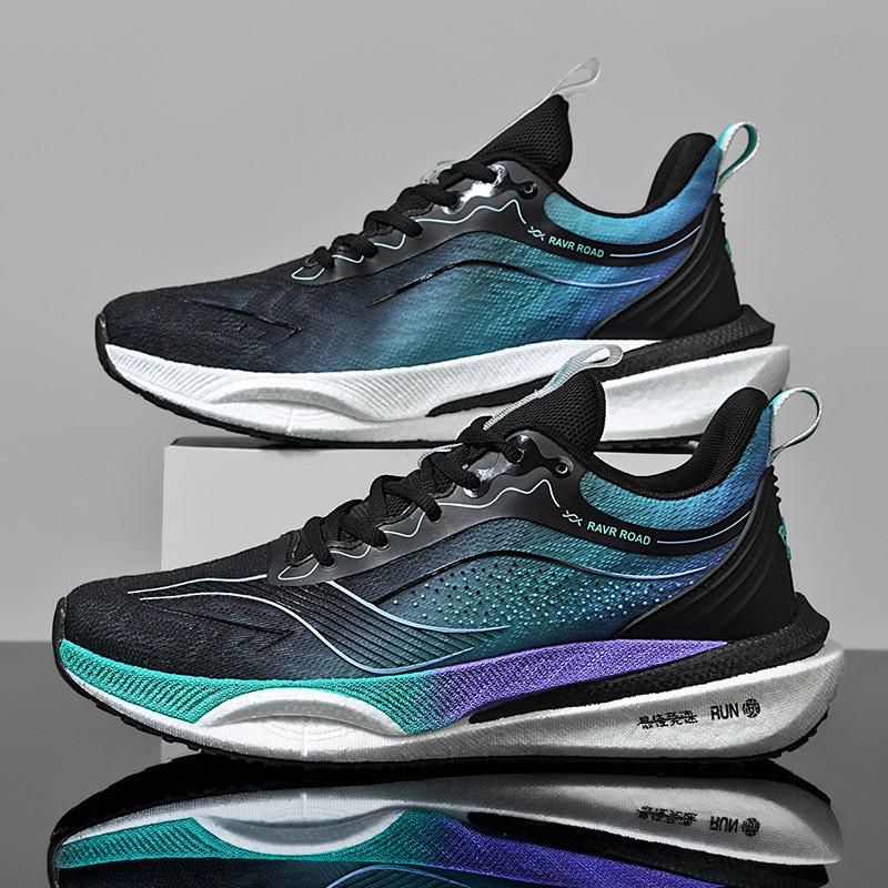Friction Sound Big Children's Sports Running Shoes Summer Carbon Board Professional Running Shoes Ultra Lightweight Breathable Shock Absorption Boys