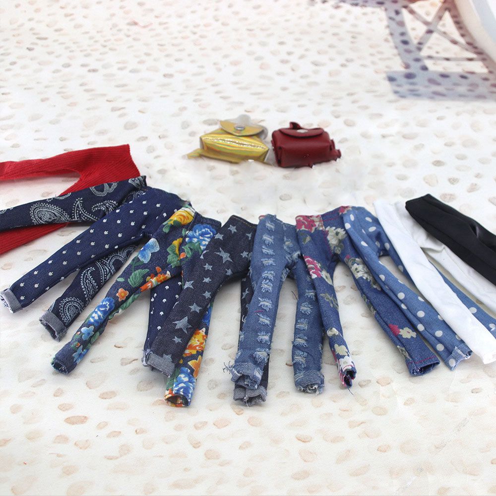 Multistyles Doll Clothes Casual Wears Doll Trousers for 11.5" Doll 1/6 BJD Dolls Accessories
