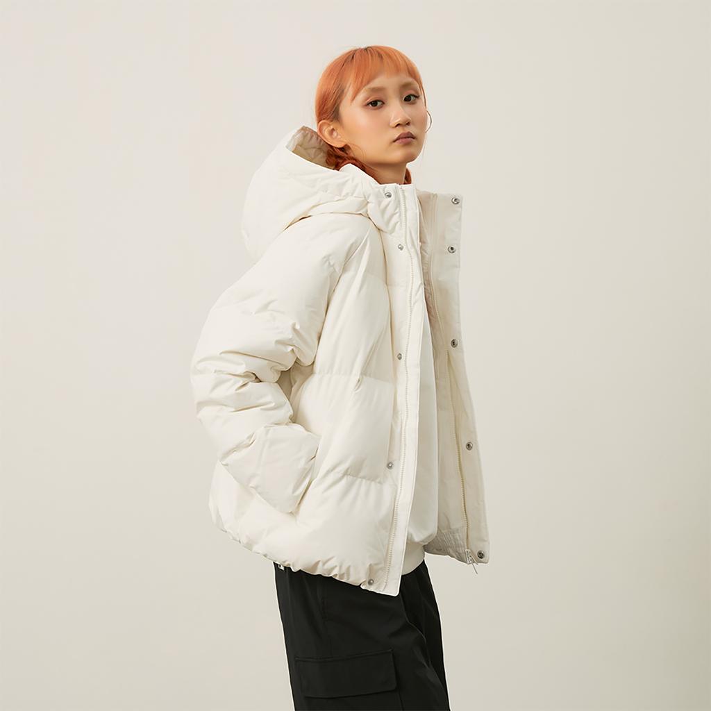 New MLB Preppy Style Collection New York Yankees FW24 Down Jacket Unisex Cream 3ADJV1046-50CRS