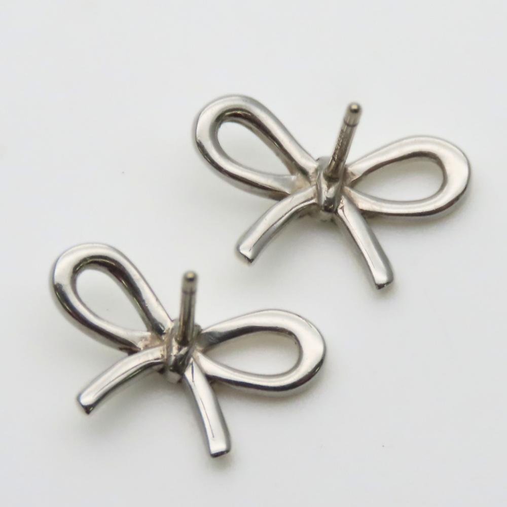 TIFFANY&Co. Piercing Band Schleife Silber925 1,4g Silber schlicht