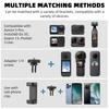 BRDRC Action Camera Necklace Mount for Go Pro with Magnetic Phone Clip for OSMO Action 5 Pro 4 3 Pocket 3 Insta 360 X4 X3 ACE PRO iPhone Recording