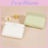 Ladies Wallet Card Wallet With Solid Color Letter Printed And Two Fold Design Pu Material For Daily Use