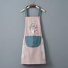 Garland Rabbit Kitchen Apron, Waterproof and Stain-resistant Coral Velvet Hand Towel Apron, Neck-hanging and Waist-encircling Apron