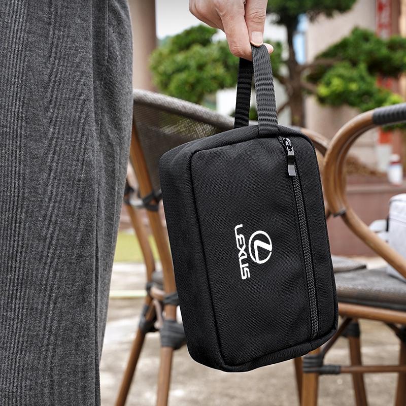Car Key Storage Bag Portable Handbag Auto Key Organizer Pouch For Lexus Fsport NX RX 350h 450h ES UX GS GX IS LS LX CT LC RC LBX