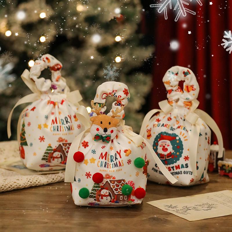 Christmas Eve Apple Packaging Bag Peace Apple Gift Bag Children'S Portable Candy 2025 Gift Bag