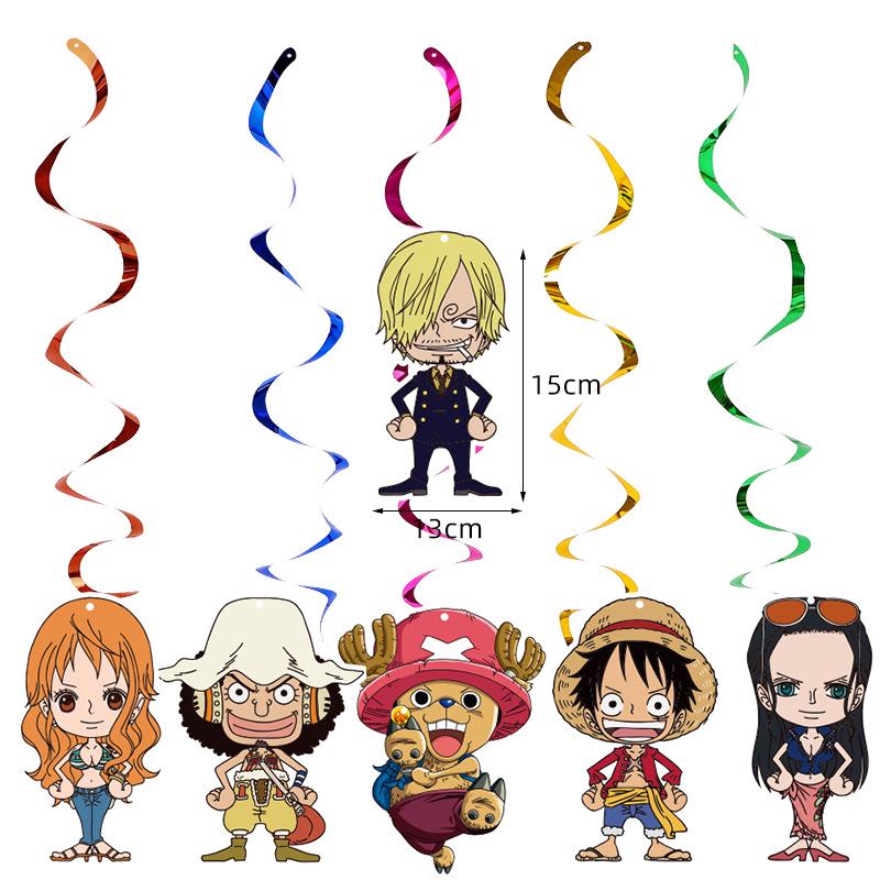 One Piece Birthday Party Supplies: Disposable Tableware Set & Decorations