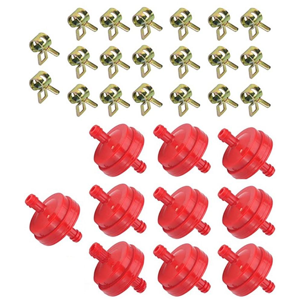 För Gräsklippare Inline Bränslefilter Klämma Tillbehör