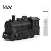 Retro Style Essential Oil Vaporizer Vintage Steam Train Aroma Diffuser, 300ml Ultrasonic Cool Mist Humidifier with Dual for Dry Air in Office