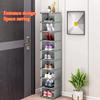 Household Simple Shoe Rack Indoor Dustproof Shoe Cabinet Household Dustproof Multi-layer Shoe Rack Metal Convenient Shoe Rack