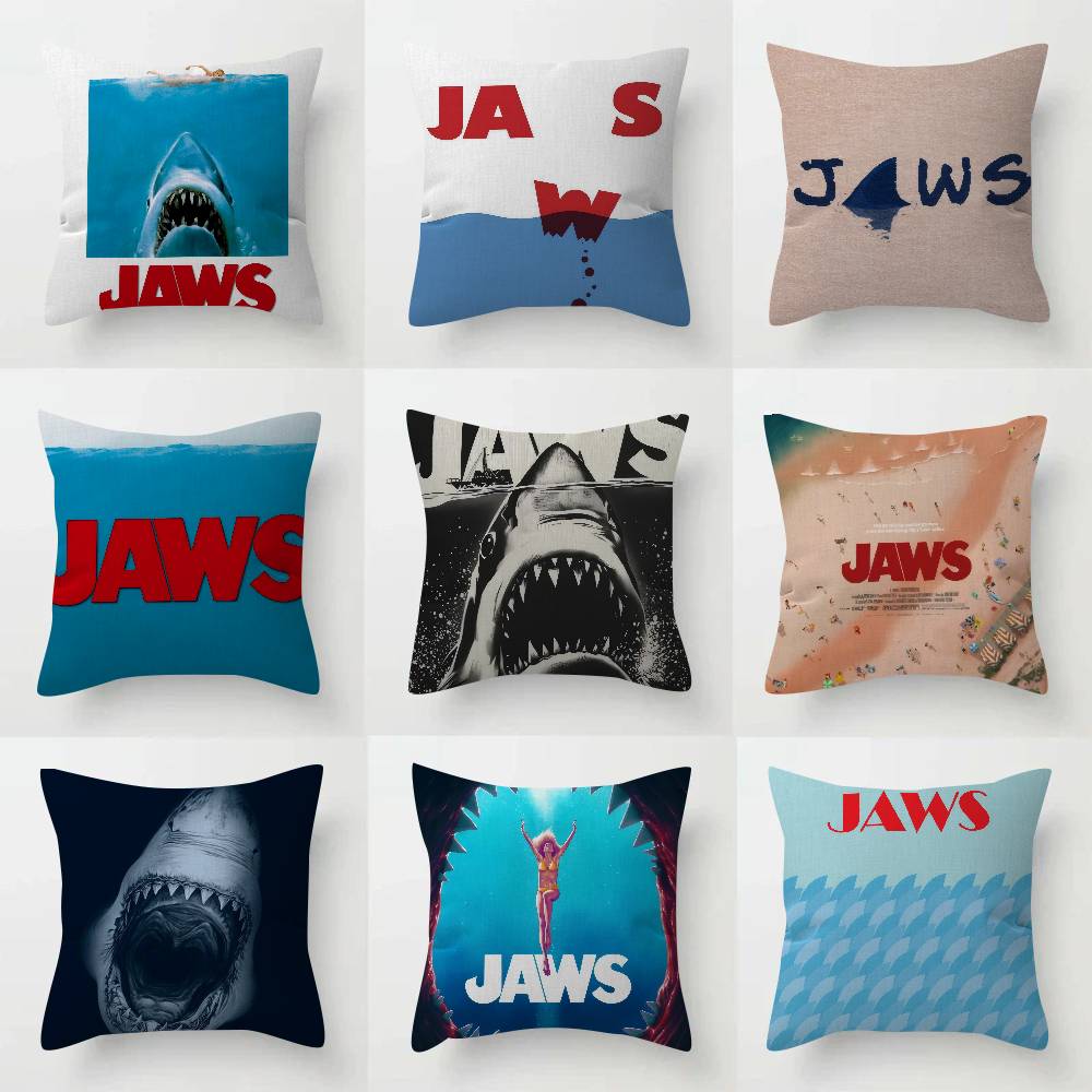 Classic Movie JJaws Decorative Room Aesthetics Pillow Case Home Decor Bedroom Sofa Bed Couch Pillow Cover x