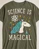 Science Is Magical Unicorn Shirt, Funny Quote Graphic Tee, Science Lover Gift, Humorous Unicorn Shirt, Nerdy Tee
