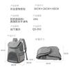 New Cat Bag Oxford Cloth Outing Portable Pet Backpack Dog Backpack Folding Pet Bag Dog Car Cat Bag