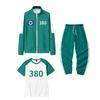 3ks/sada Dětský Unisex Filmový Herní Potisk Dlouhý Rukáv Zipová Bunda Kabát Kalhoty Set Oblečení Chlapci Dívky Halloween Cosplay Kostým