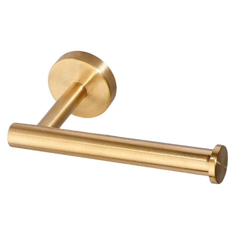 Rustproof Brush Tissue Paper Holders Wall Mount Screw Installation Bathroom Kitchen Space Saving Easy Cleaning