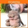 Pygmy Moo Deng Bigmouth Hippopotamus Plush Student Backpack Children Bag School