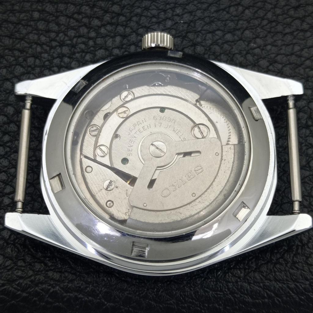 REFURBISHED VINTAGE SEIKO 5 AUTOMATIC 6309A JAPAN MENS SILVER WATCH A440820-4 Sk-a440820-1
