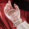 Bracelet Women's Minimalist Niche Design High-end New Ancient Plain Ring Silver Bracelet Accessories