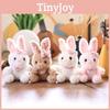 Rabbit Plush Pendant Keychain Animal Toys Doll Keyring Cartoon Pendants Bag