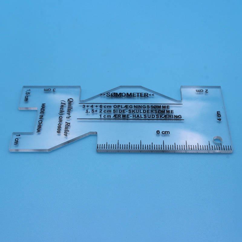 1Pcs Splicing Ruler Multi-function for Garment Proofing DIY Patchwork Ruler Measuring Supplies Transparent Sewing Tool Accessory