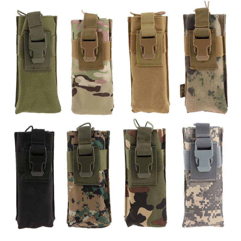 Intercom Pocket Molle Radio Pouch Large Capacity Walkie Talkie Case for Outdoor Camping Security Work