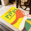 Pippi Adventure Floor Rug Office Rug Design for Living Rooms Outdoor Hallway Balcony Anti-slip Rug Anime Office Decor Perfect Gift for Women/Men