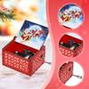 Merry Christmas Music Box Decoration Small Decorative Lightweight Musical Hand Cranked