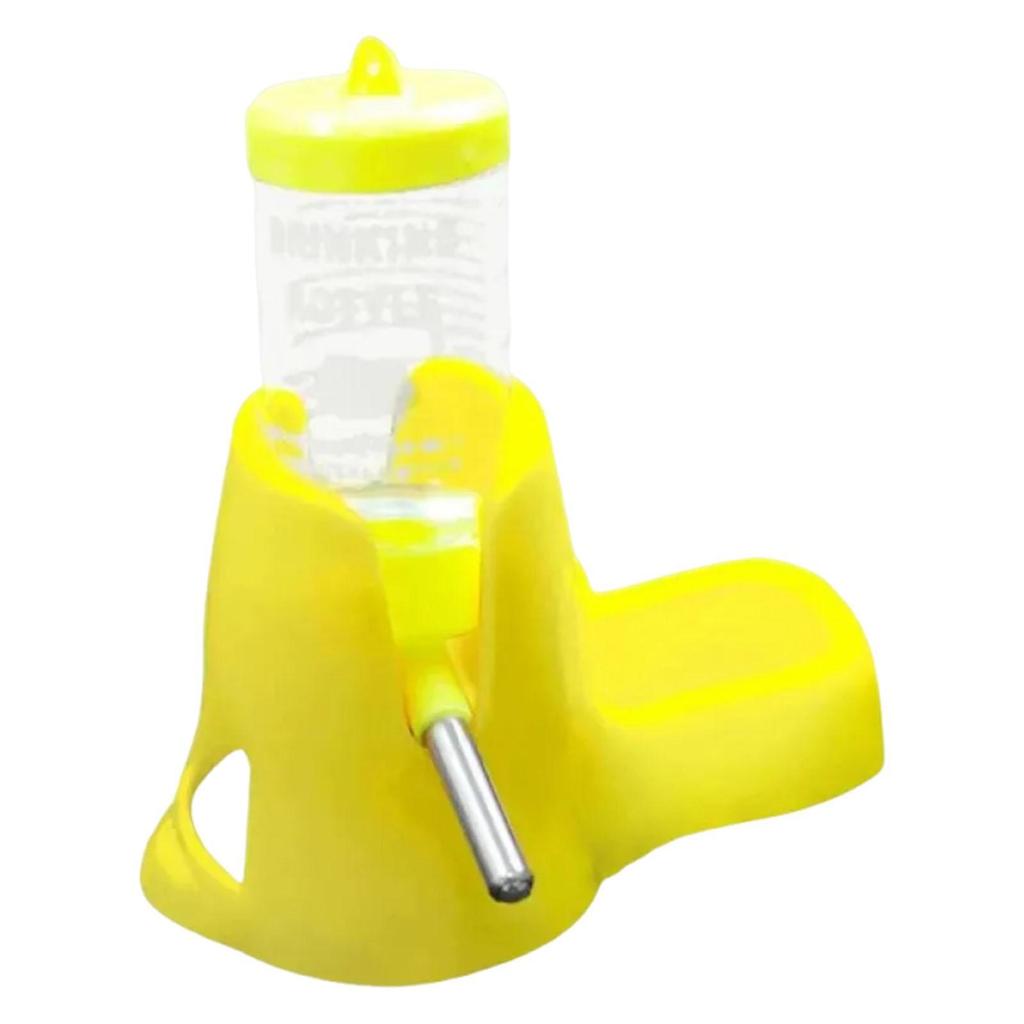 Blue Hamster Water Bottle 80ml Durable PP Material Auto Bottle Holder Feeder for Small Pet Supplies