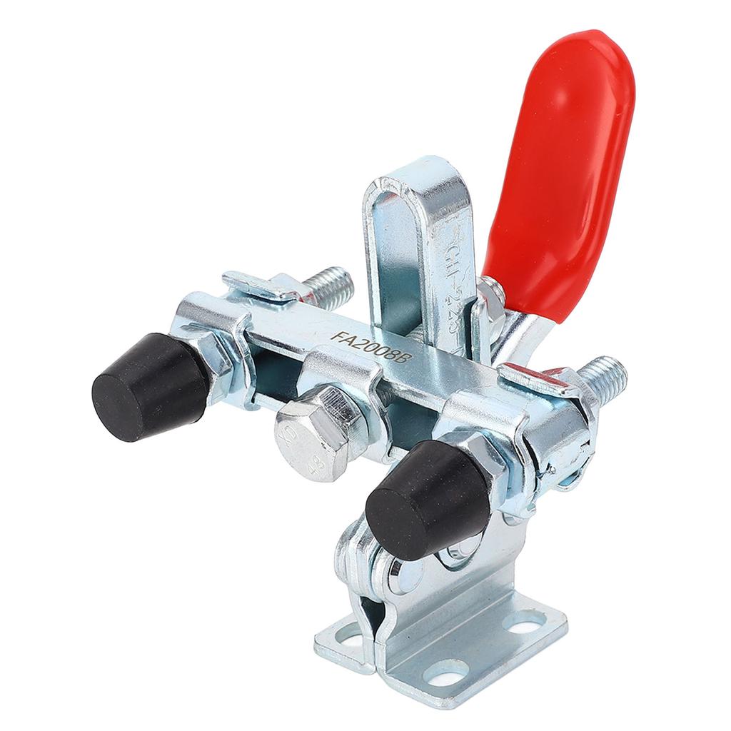 Quick Release Horizontal Clamp High Carbon Steel Dual Heads Hold Down Toggle Clamp