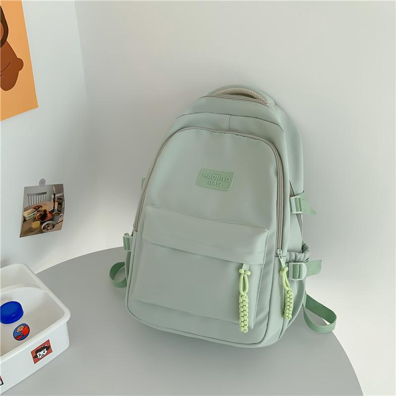 School bag for girls, small and fresh, middle school student backpack, large capacity and light, casual backpack for primary school students
