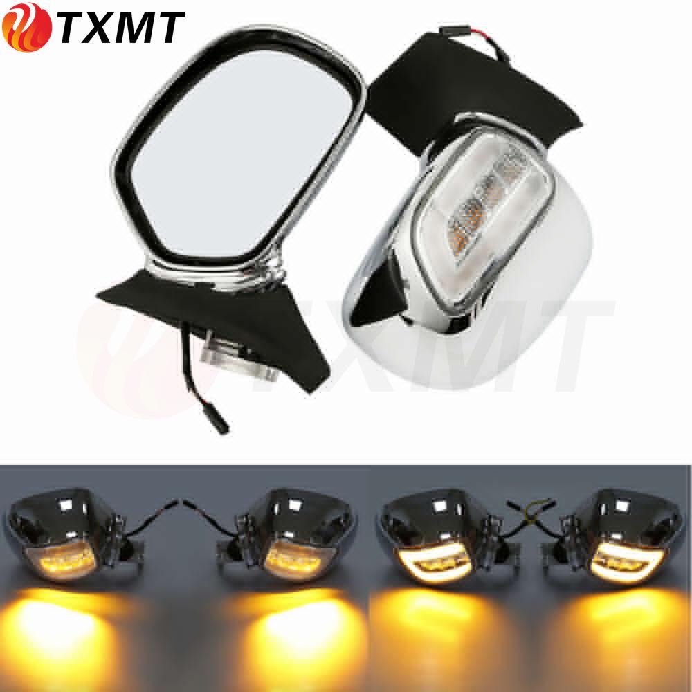 Compatible with Honda Gold Wing GL1800 (2001-2017) LED Rearview Mirror Turn Signal Assembly
