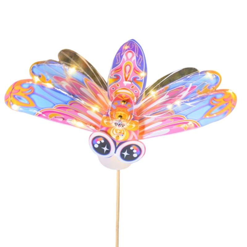 Light Up Butterfly Wing Light Enchanting Butterfly Wing LED Light Hanging Decors for Autumn Occasion