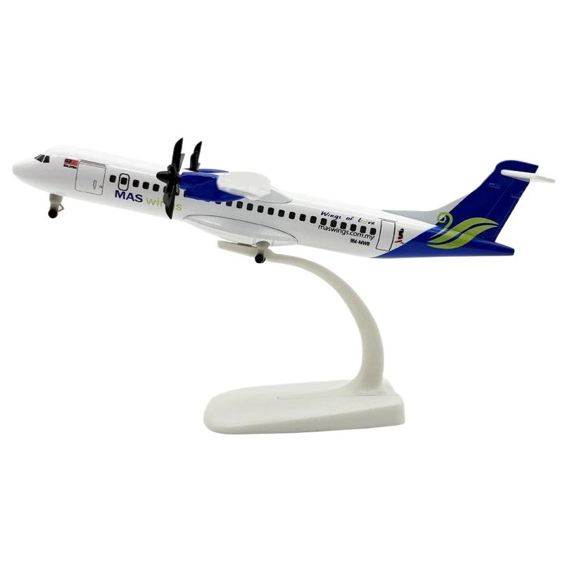 

1/400 Scale Christmas Toys 20CM East Malaysia ATR Model Metal Aircraft Model for Collections Collected Gift By Aviation