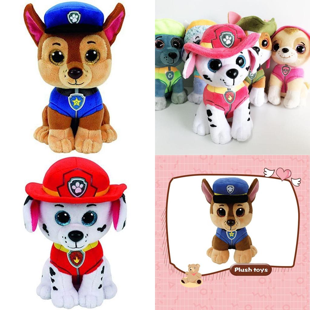 Adorable Paw Patrol Dog Plush Toy Featuring Beloved Characters Marshall Rubble Chase Rocky