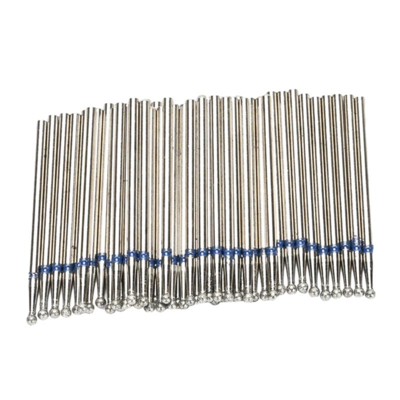 50Pcs Diamond Milling Cutter For Manicure Electric Nail Drill Bits Accessory Pedicure Machine Nail File Gel Remover Tool
