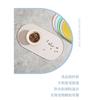 Silicone Pet Feeding Mat Waterproof Non Slip Oval For Dogs Cats