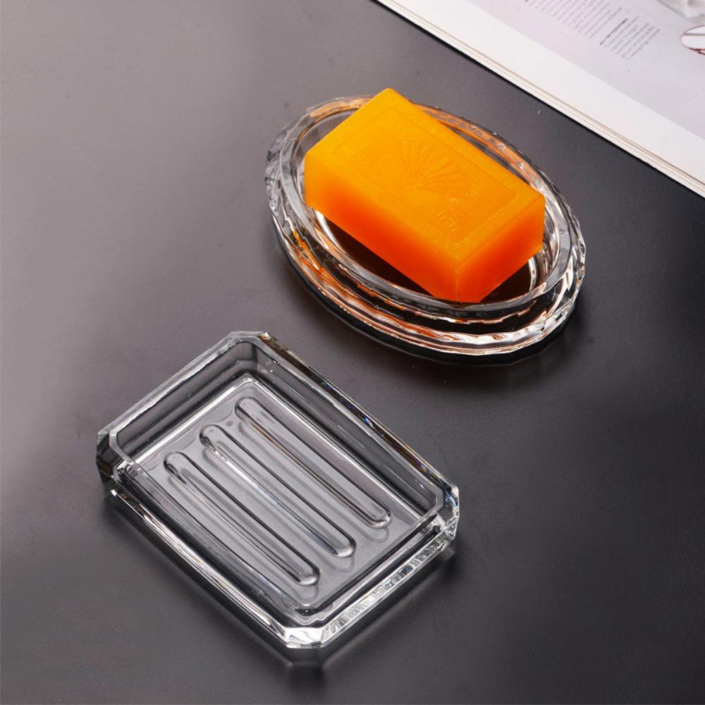 

Creative Soap Tray Glass Soap Box Modern Soap Dishes Hotel