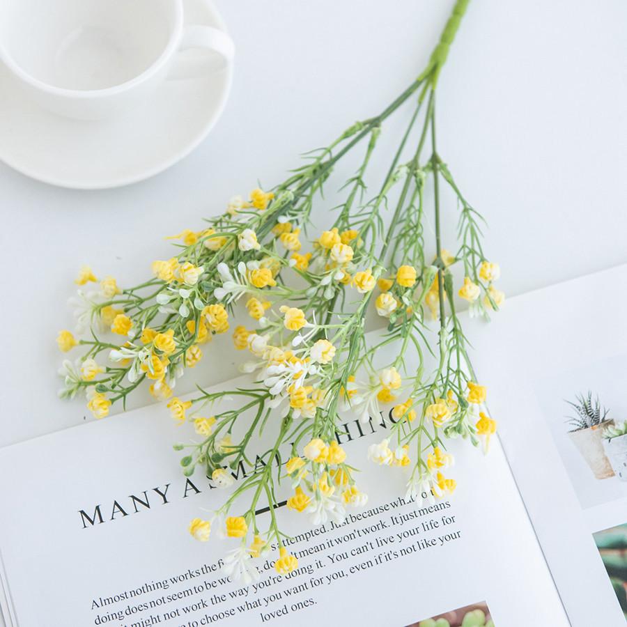 Artificial Flower Plants Gypsophila Festival Wedding Bridal Bouquet Home Room Table Outdoor Fake Vase Garden Diy Gift Prop Decor